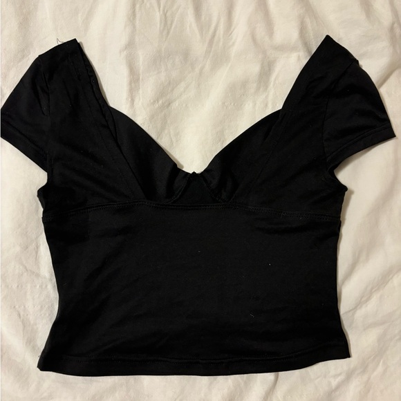 black sweatheart top - Picture 2 of 3